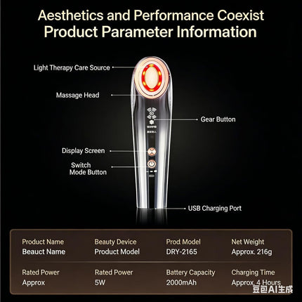 At-Home Facial Massager Beauty Device