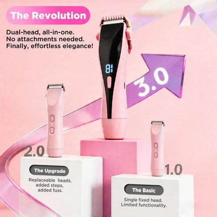 2-In-1 Bikini Trimmer for Women High Power Epilators Hair Removal