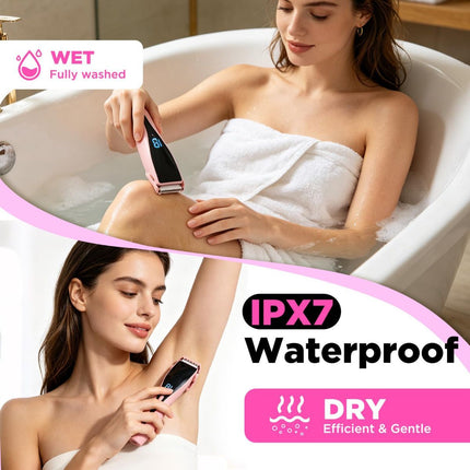 2-In-1 Bikini Trimmer for Women High Power Epilators Hair Removal