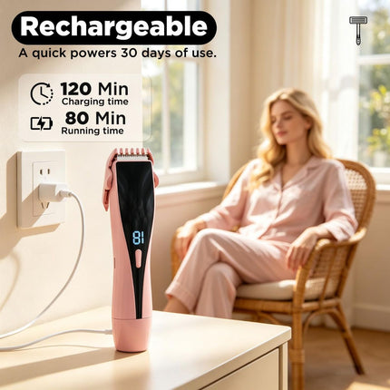 2-In-1 Bikini Trimmer for Women High Power Epilators Hair Removal