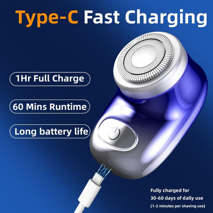 Mini Electric Shaver, Pocket Size Electric Shaver for Men Women