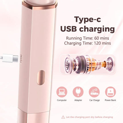 Bikini Trimmer for Women, 2 in 1 Electric Razors for Women