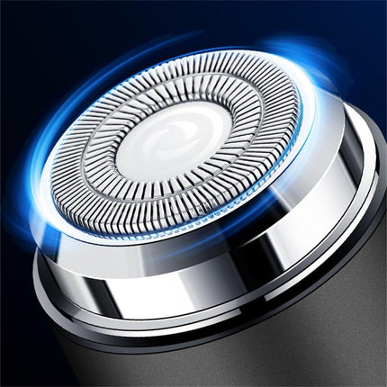 Mini Electric Shaver, Mini Portable Electric Shaver, Mini Shaver for Men, USB Rechargeable Waterproof Shaver - Gray - Size 57mm*42mm