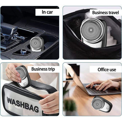 Mini Electric Shaver, Pocket Size Electric Shavers for Men