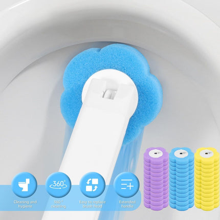 36 Pack Disposable Toilet Bowl Cleaner Wand Refills