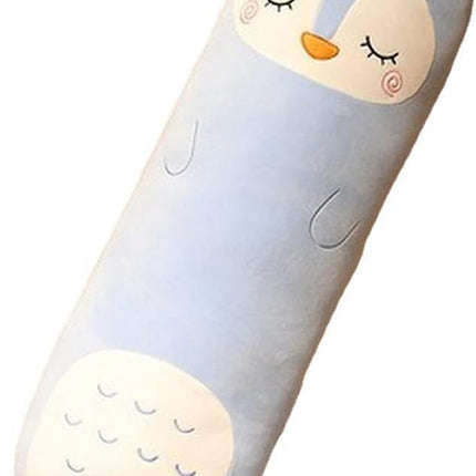 Long-Shaped Pillow Plush Pillow Hugging Pillow Soft Pillow Sleeping Pillow Gift - Blue - Size 33in