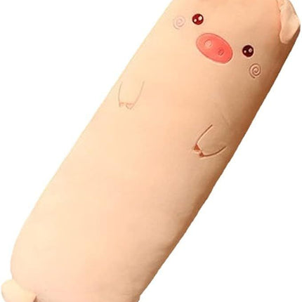 Long-Shaped Pillow Plush Pillow Hugging Pillow Soft Pillow Sleeping Pillow Gift - Pink - Size 27in