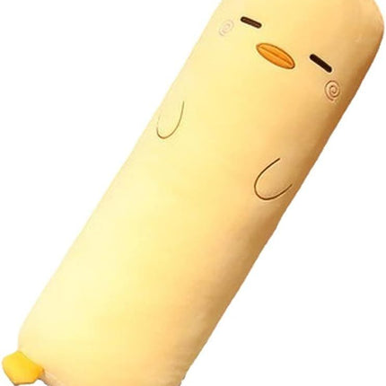 Long-Shaped Pillow Plush Pillow Hugging Pillow Soft Pillow Sleeping Pillow Gift - Yellow - Size 39in