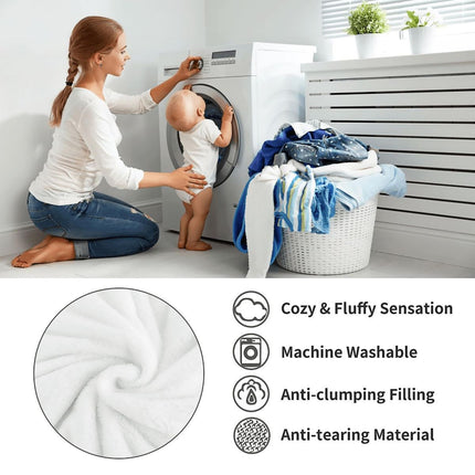 Halloween Throw Blanket Cozy Microfiber Blanket Soft Flannel Throw Festive Home Pumpkin Leaves - White - Size 130cm*150cm