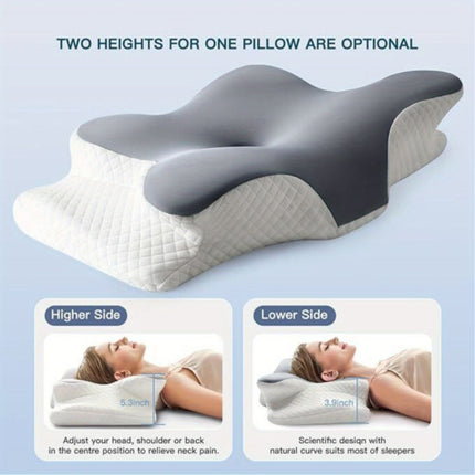 Ergonomic Pillow Memory Foam Pillow Cervical Support Pillow Neck