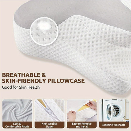 Ergonomic Pillow Memory Foam Pillow Cervical Support Pillow Neck