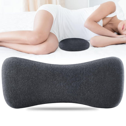 Lumbar Support Pillow for Sleeping Memory Foam Lumbar Pillow (Gray)