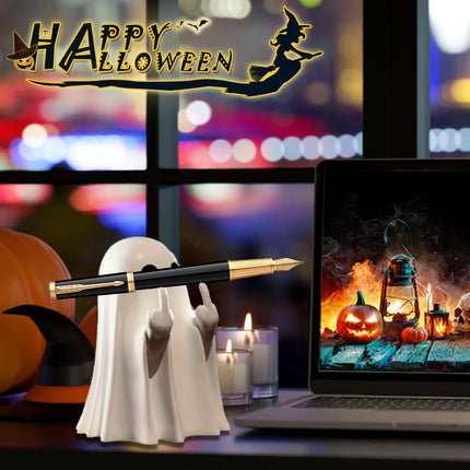 Halloween Ghost Figurine-Spooky & Cute Ghost Statue for Home, Desk