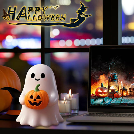 Halloween Ghost with Figurine - Cute Ghost for Gift