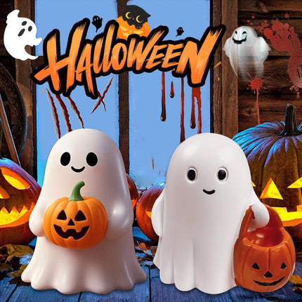 Halloween Ghost with Figurine - Cute Ghost for Gift