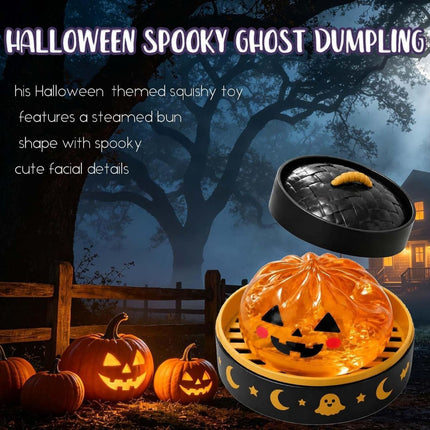 Halloween Spooky Ghost Dumpling (Orange)