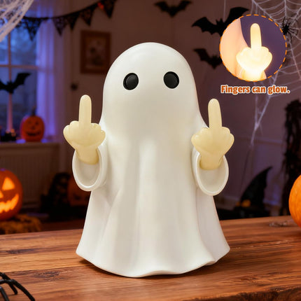 Halloween Ghost Figurine -7.5in Wall-Mounted Ghost Decorations