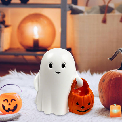 Halloween Ghost Figurine - Pumpkin Ghost