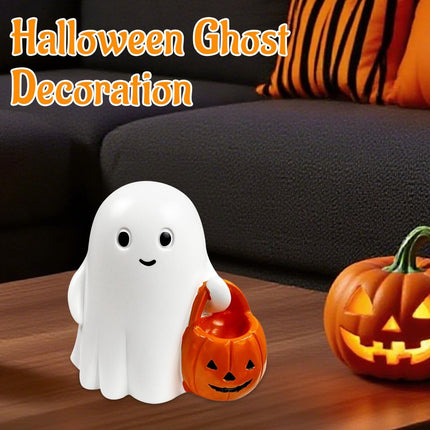 Halloween Ghost Figurine - Pumpkin Ghost