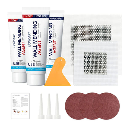 Spackle Wall Repair Kit, 3-Pack Wall Mending Agent (Size 3 Pack)