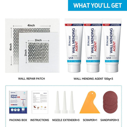 Spackle Wall Repair Kit, 3-Pack Wall Mending Agent (Size 3 Pack)