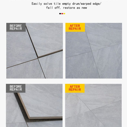 Tile Empty Drum Agent – Strong Adhesion, Eco-Friendly & Easy 4-Step Repair for Hollow, Warped or Loose Tiles – Perfect for Bathrooms, Kitchens, Floors, Walls, Balconies, and Patios