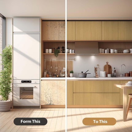 Light Oak Contact Paper Wood Grain Peel and Stick Countertops Waterproof Counter Top Contact Paper Wood Wallpaper Brown Walnut Vinyl Wrap for Cabinets Desk Wallpaper Removable Veneer 15.8inx78.8in