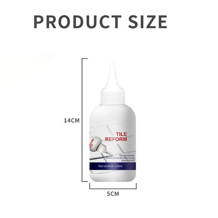 Tile Reform Waterproof Gap Repair Filler Gold Waterproof Tile Gap Repair Filler White Tile Gap Repair Filler Grey Grout Repair Grout Repair Grey for Bathroom Living Room Floor 150ml - Gold - Size 150ml