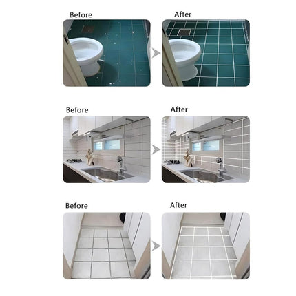 Tile Reform Waterproof Gap Repair Filler Gold Waterproof Tile Gap Repair Filler White Tile Gap Repair Filler Grey Grout Repair Grout Repair Grey for Bathroom Living Room Floor 150ml - White - Size 150ml
