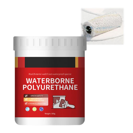 Waterborne Polyurethane Waterproof Sealant,Water-Based Polyurethane,Polyurethane Waterproof Coating,Waterproof Sealant for Roof Leaks,for Walls,Garden,Gutter,Concrete Cracks - Blue - Size 500g
