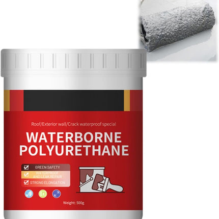 Waterborne Polyurethane Waterproof Sealant,Water-Based Polyurethane,Polyurethane Waterproof Coating,Waterproof Sealant for Roof Leaks,for Walls,Garden,Gutter,Concrete Cracks - Blue - Size 500g