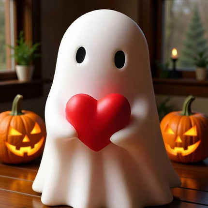 For Him Her Women, Ghost Figurine - Spooky Resin Ghost Statue