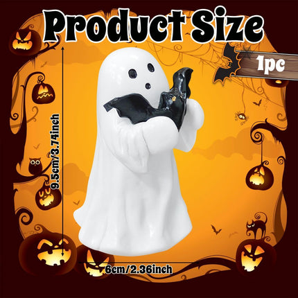 Halloween Ghost Figurine - Spooky Resin Ghost Statue