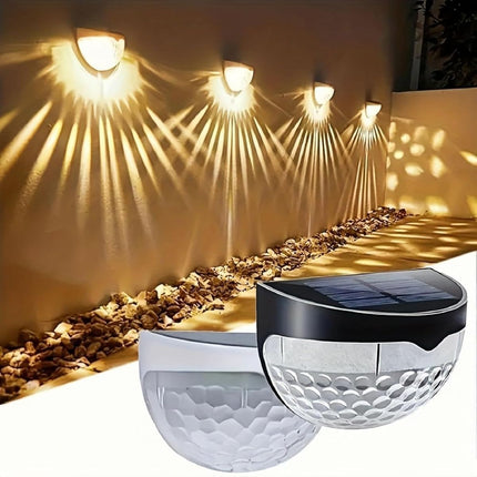 Raised Garden Bed Solar Lights Magnetic with Dusk to Dawn Sensors Wide Angle IPX4 Waterproof Solar Powered Lights Outdoor for Planter Raised Beds Garden Patio Yard Fence, Warm White - White - Size 8 Pack