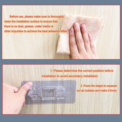 12 Pieces Large Size Adhesive Shelf Bracket