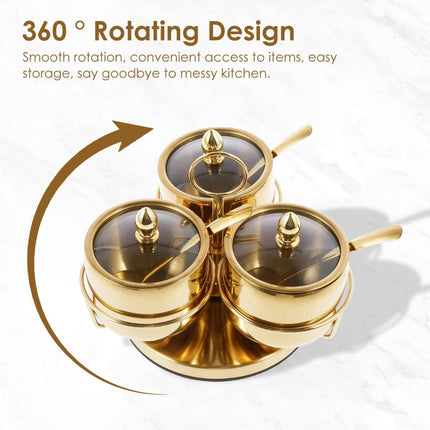 Stainless Steel Sugar Bowl Set