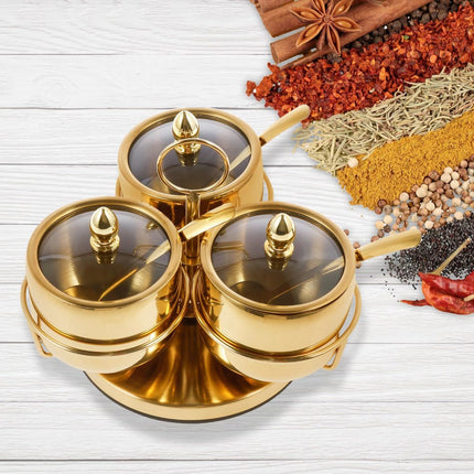 Stainless Steel Sugar Bowl Set