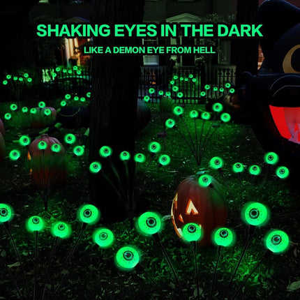Halloween Decorations Outdoor Solar Scary Eyeball Lights (Size 6 led)