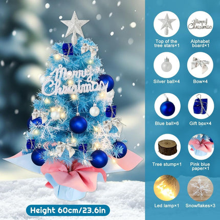 With LED String Light, Mini Christmas Tree (Size 45cm)