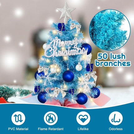 With LED String Light, Mini Christmas Tree (Size 45cm)