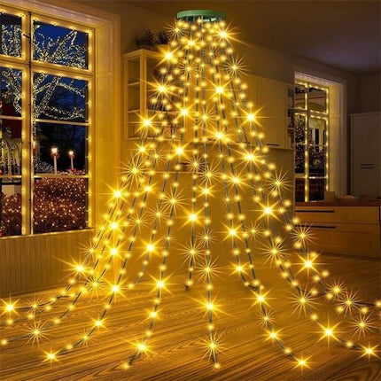 USB Powered Christmas Tree Lights Indoor, Twinkle Timer 8 Modes Waterproof with Memory Function – Perfect for Home, Garden, Patio, Balcony, Party, Wedding, Holiday Display and Everyday Decor - Warm White - Size 2m 280-LED String Light