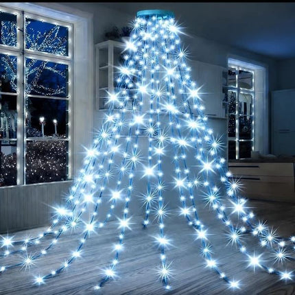 USB Powered Christmas Tree Lights Indoor, Twinkle Timer 8 Modes Waterproof with Memory Function – Perfect for Home, Garden, Patio, Balcony, Party, Wedding, Holiday Display and Everyday Decor - Warm White - Size 2m 400-LED String Light