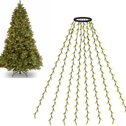 USB Powered Christmas Tree Lights Indoor, Twinkle Timer 8 Modes Waterproof with Memory Function – Perfect for Home, Garden, Patio, Balcony, Party, Wedding, Holiday Display and Everyday Decor - Cold White - Size 3m 400-LED String Light