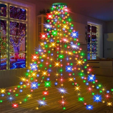 USB Powered Christmas Tree Lights Indoor, Twinkle Timer 8 Modes Waterproof with Memory Function – Perfect for Home, Garden, Patio, Balcony, Party, Wedding, Holiday Display and Everyday Decor - Cold White - Size 3m 400-LED String Light