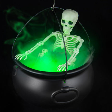 Halloween Outdoor Decorations Witch Cauldron Tripod Stand (Size 78cm)