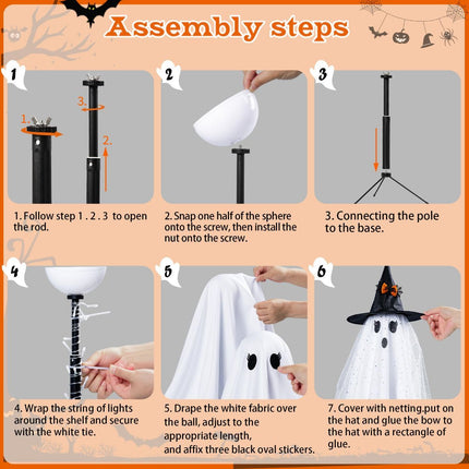 2pcs Halloween Decorations Indoor