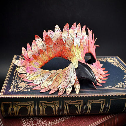 Owl Beak Face Mask Halfface Bird Face Cover for Masquerade (Yellow)