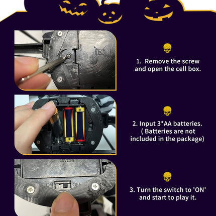 Animated Halloween Decorations with Infrared Sensor