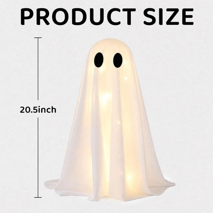 Halloween Decorations -2 Packs Spooky Light Up Ghosts with Lights