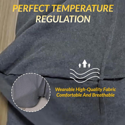Sleep Pod - Wearable Blanket Hoodie for Anxiety Relief & Deep Sleep, Portable Personal Sleeping Bag for Travel, Camping and Cozy Lounging - Gray - Size 150cm*40cm